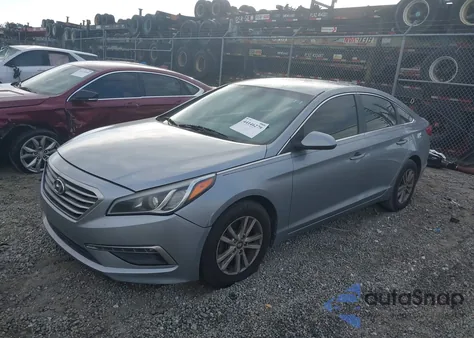 2015 Hyundai Sonata Se z USA, uszkodzony, nr VIN 5NPE24AF4FH219355